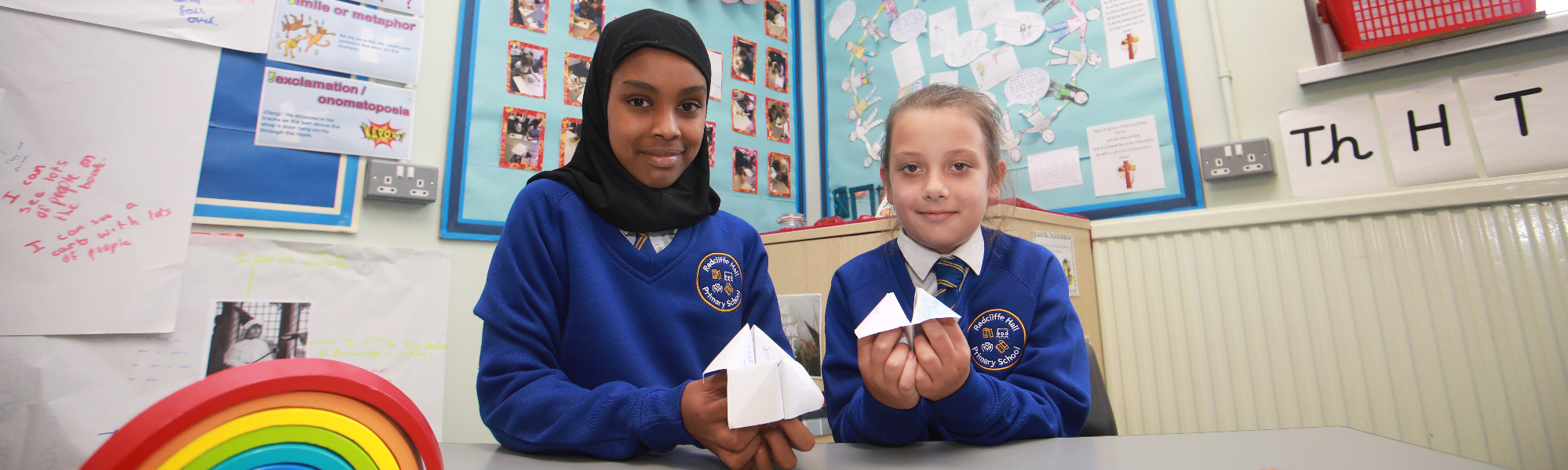 Pupils at Radcliffe Hall Primary School