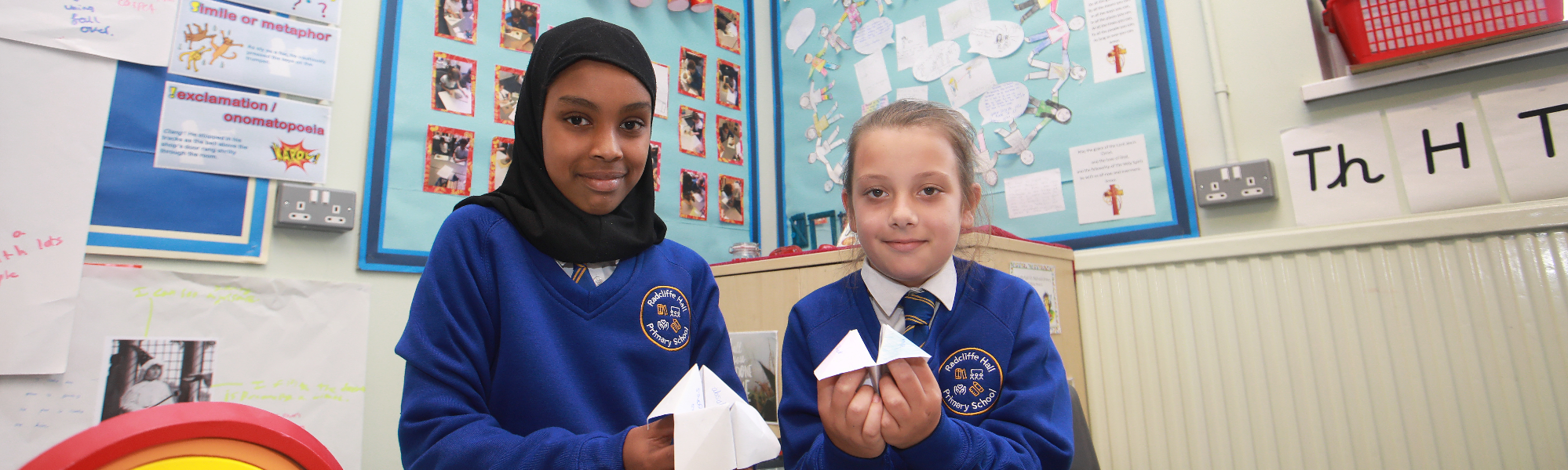 Pupils at Radcliffe Hall Primary School