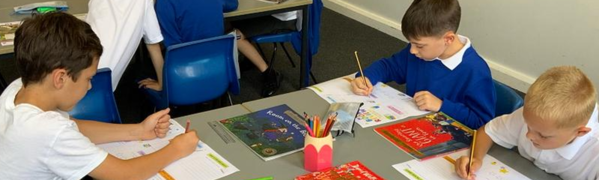 Pupils at Radcliffe Hall Primary School