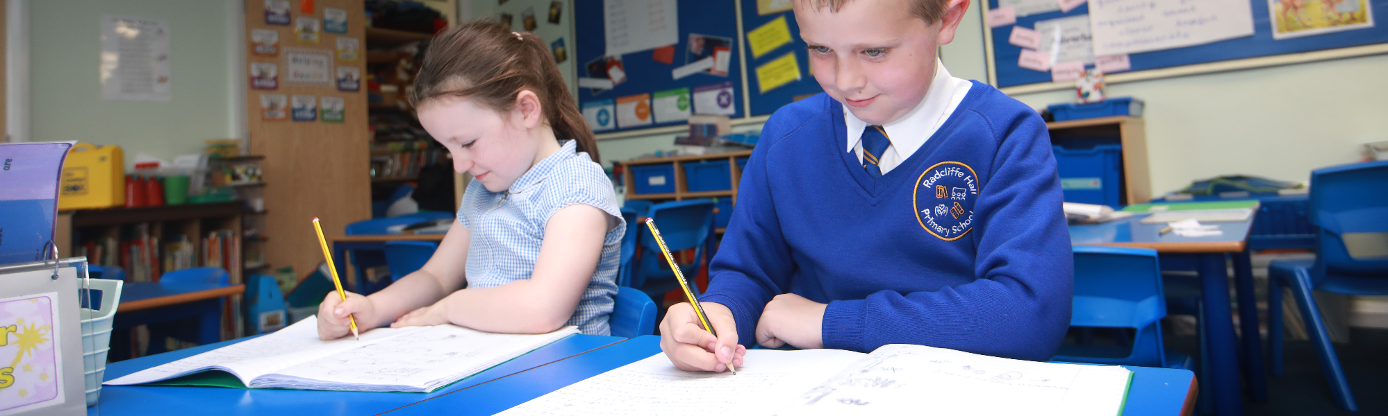 Pupils at Radcliffe Hall Primary School