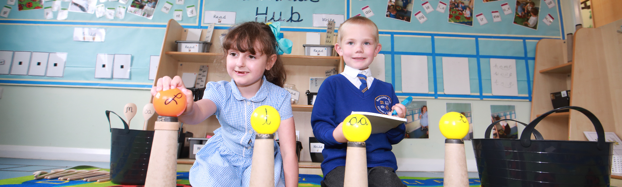 Pupils at Radcliffe Hall Primary School