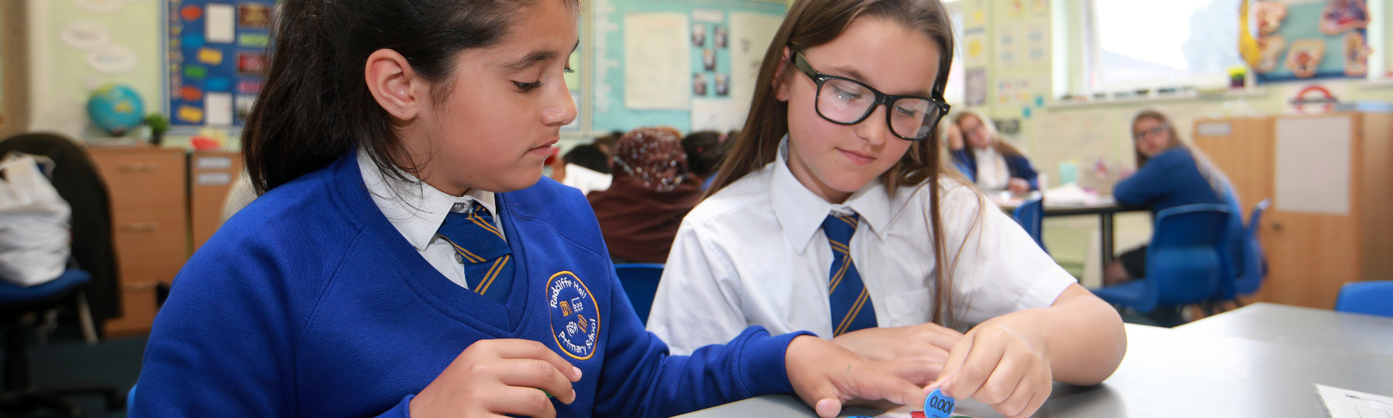 Pupils at Radcliffe Hall Primary School