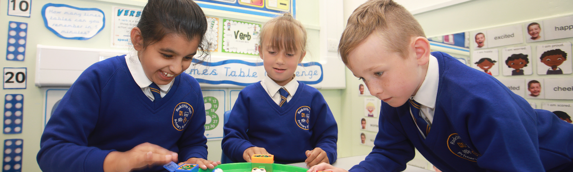 Pupils at Radcliffe Hall Primary School