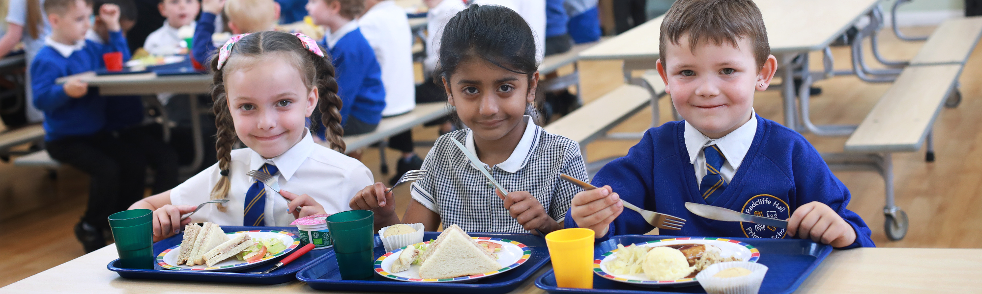 Pupils at Radcliffe Hall Primary School